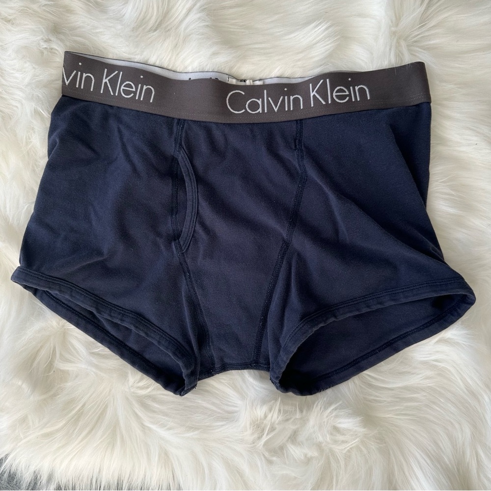 Calvin Klein Boxer Briefs Underwear | Navy Blue | Small